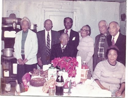 Frank Guy Sr. with Brothers & Sisters