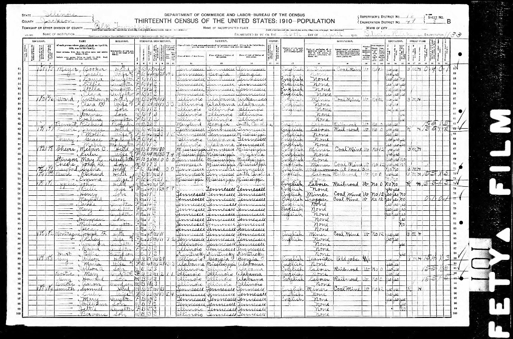 1910 United States Federal Census for Howard Guy