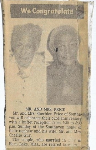 Willie Guy-Price & Sheridan Price