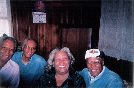 Willie C. Guy-Hinton with Ira, Leroy & Walter Guy