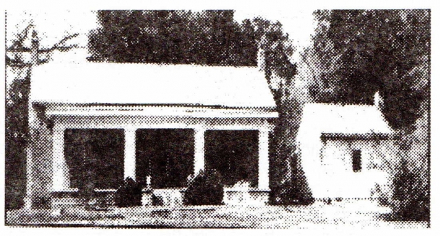 The 1st home of Dr. Joseph Albert Guy in Tuscumbia, Alabama in 1822.