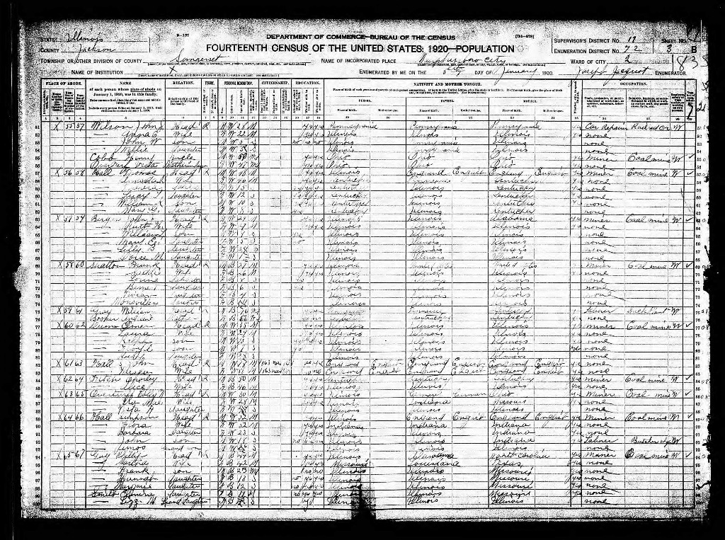 1920 United States Federal Census for Phillip Guy