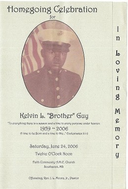 Kelvin Lewis (Brother) Guy (6th Generation)
