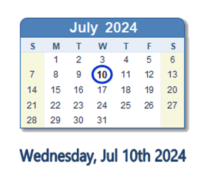 July 10, 2024