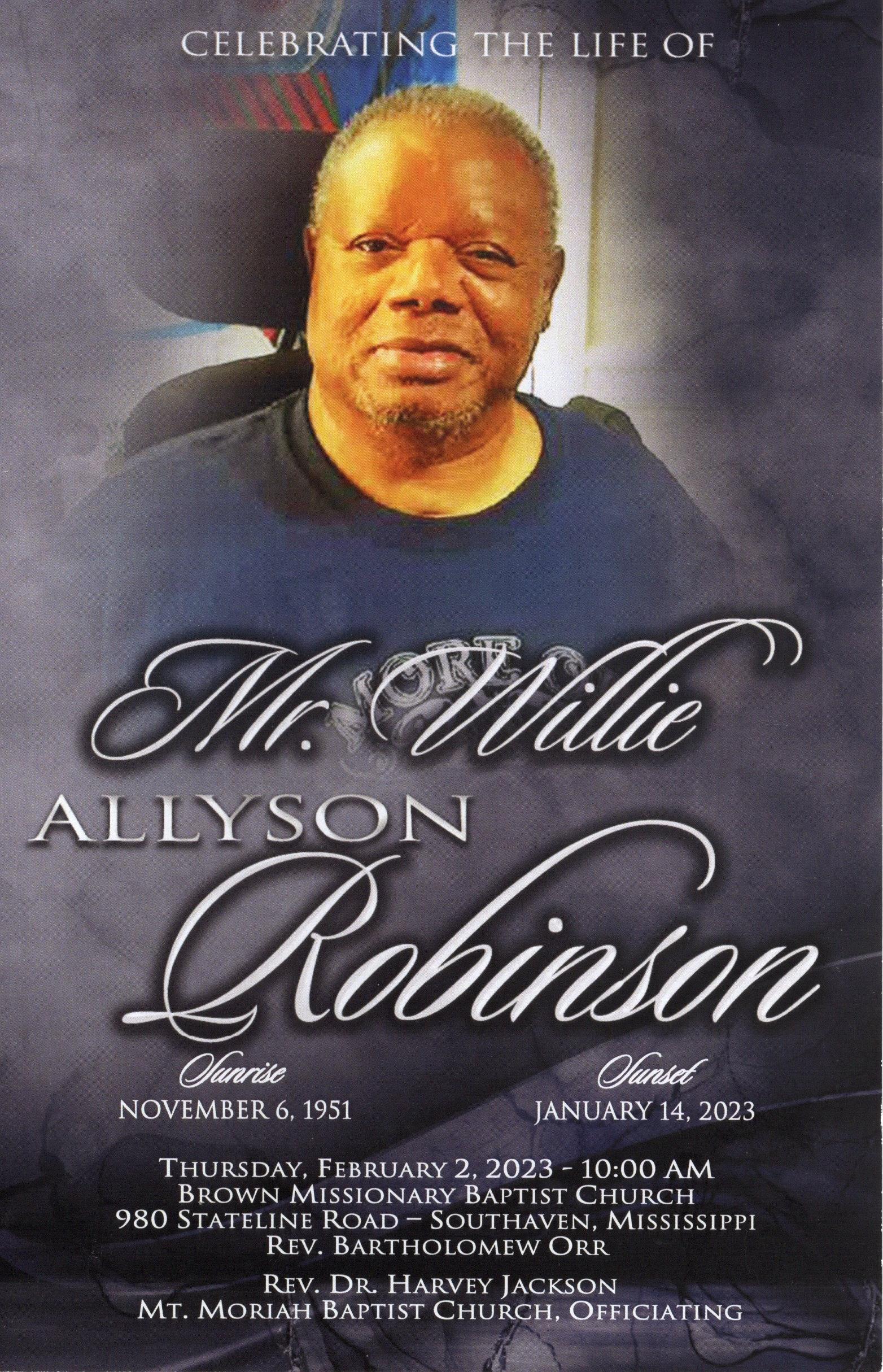 Willie Allyson Robinson