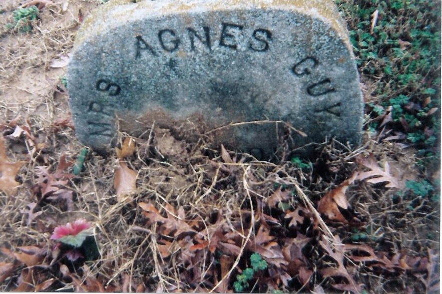 Agnes Scott-Guy was the wife of William A. Guy.