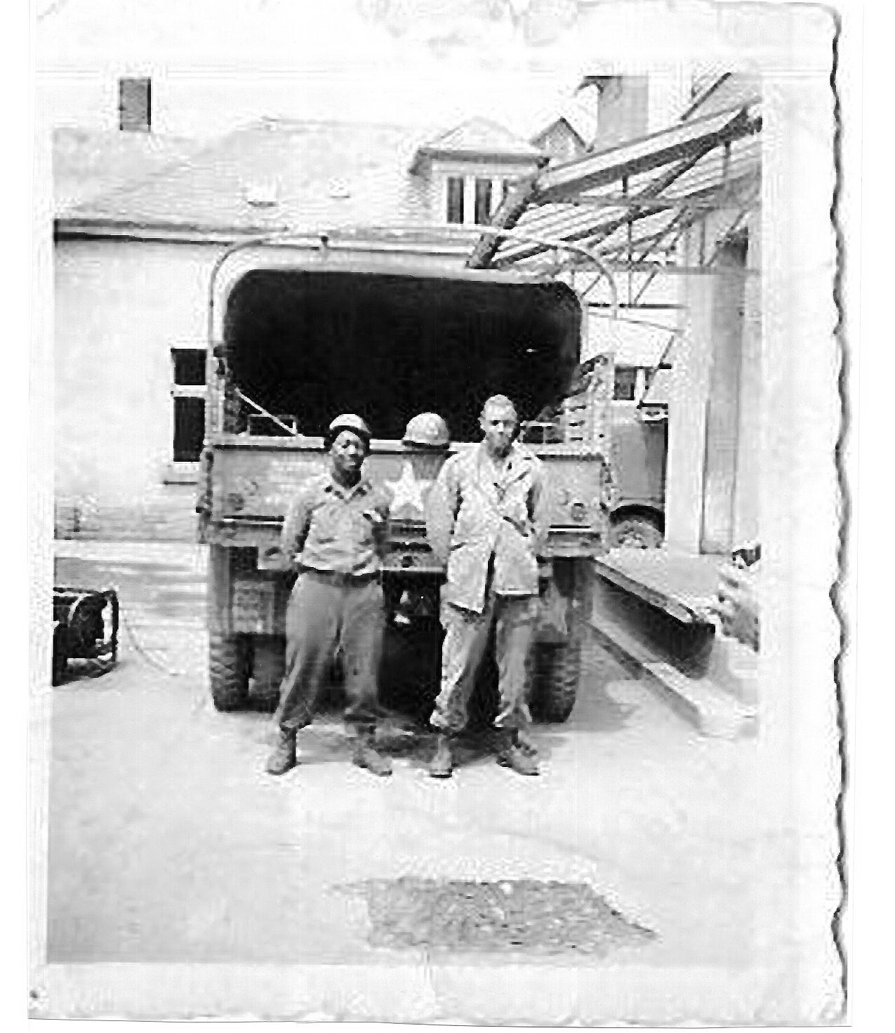 Frank Guy Jr. on the right. (World War II Veteran) (5th Generation)