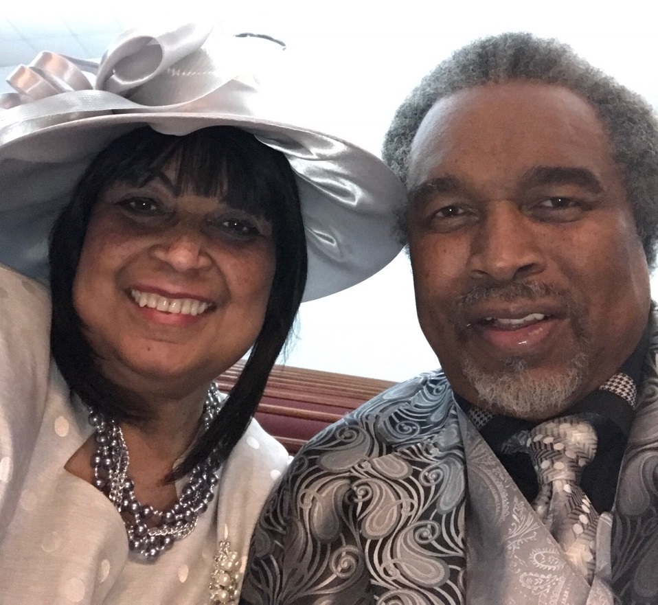 Mary Hayden-James & Pastor Lawrence James